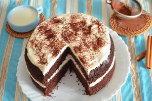 Tort cu ciocolata si cappucino