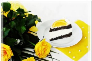Tort pentru Bunica, cu mousse de ciocolata alba