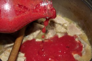 Ostropel din pulpa de porc