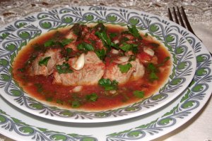 Ostropel din pulpa de porc