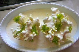 Fenicul in sos de gorgonzola
