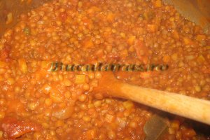 Mancarica de linte rosie cu afumatura
