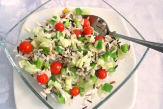Wild rice salad