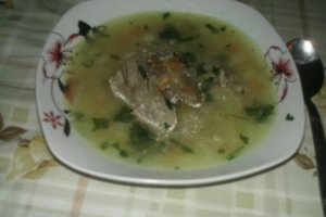 Ciorba de os cu bors