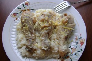 Orez cu pui si lamaie