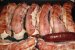 Rulouri cu carnati afumati, piept de pui si bacon-2