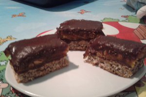 Prajitura caramel si ciocolata
