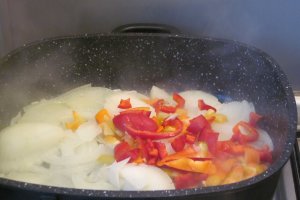 Tocanita de pui si ciuperci