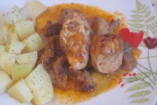 Tocanita de pui si ciuperci