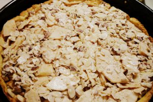 Tarta cu mere si migdale