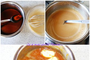 Tort cu frisca si caramel