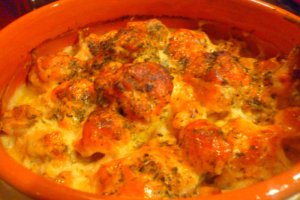 Conopida gratinata in sos Bechamel