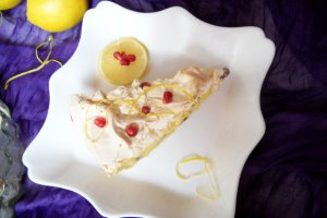 Tartă cu lamâie şi bezea