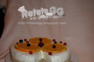 Cheesecake cu portocale (fara coacere)