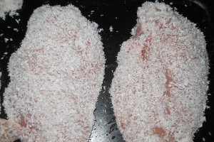 Piept de pui cu nuca de cocos
