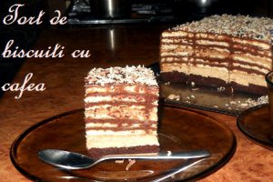 Tort de biscuiti cu cafea