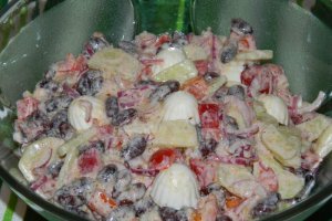 Salata cu miez de lapte
