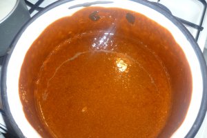 Tort cu crema de zahar ars