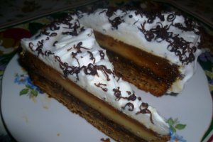 Tort cu crema de zahar ars