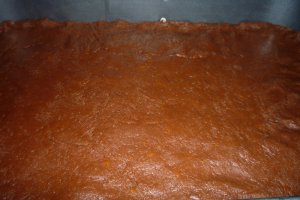 Prajitura cu ciocolata, branza dulce si portocale