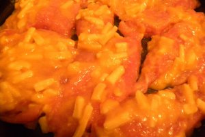 Piept de curcan pane cu cartofi gratinati