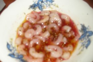 Creveti in sos de vin