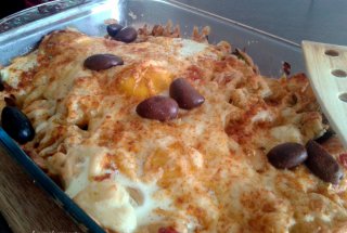 Gratin de legume cu oua