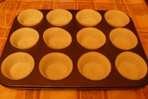 Muffins cu bucăţi de ciocolată