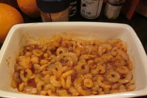 Creveti cu sos de portocale