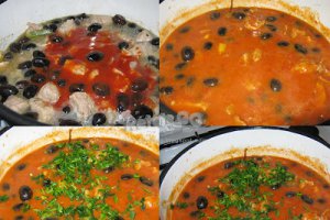 Mancare de masline cu carne de porc