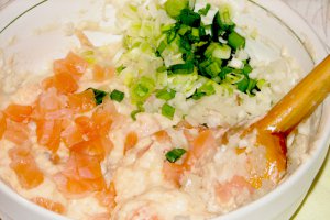 Salata de icre cu somon fumee