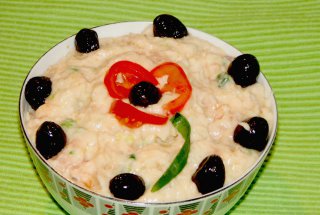 Salata de icre cu somon fumee