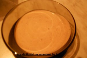 Sos de ficatei cu smantana