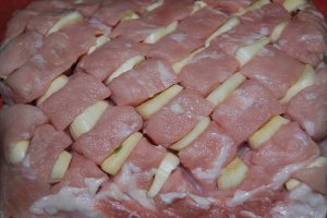 Muschi de porc impanat