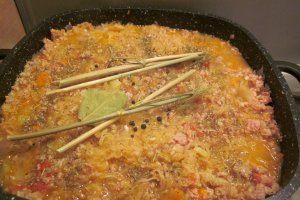 Varza murata cu carne si orez