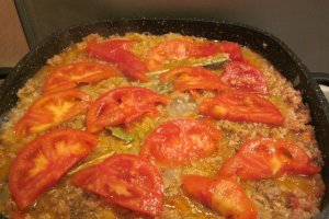 Varza murata cu carne si orez