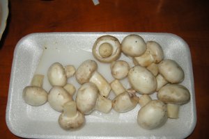 Goujonette de somon cu ciuperci