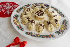 Biscuiti mentolati, cu crema de fructe