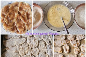 Snitele de pui la cuptor