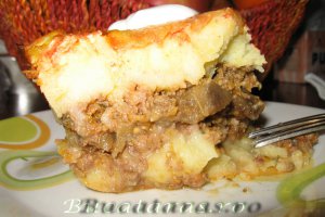 Musaca de cartofi si carne de vita