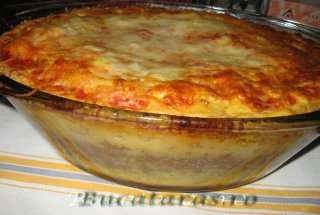 Musaca de cartofi si carne de vita