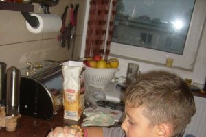 Biscuiti cu dulceata de zmeura