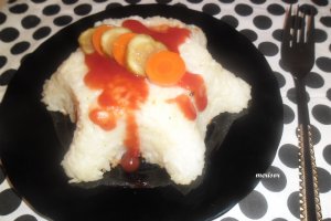 Budinca de orez cu amestec de carne tocata si legume