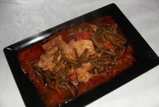 Manacare de fasole pastai cu pui