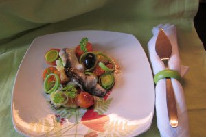 Salata de hering marinat