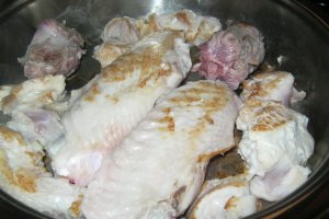 Ciulama de curcan cu mamaliguta (Zepter)