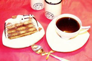 Tort de piscoturi cu cappuccino