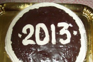 Tort cu nuca si ciocolata -La multi ani 2013
