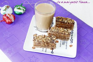 Prajitura cu nuca si caramel