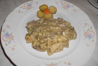 Pleurotus in sos de smantana